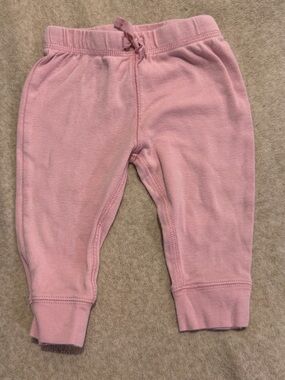 Carter's Light Pink Elastic Waist Jogger Pants